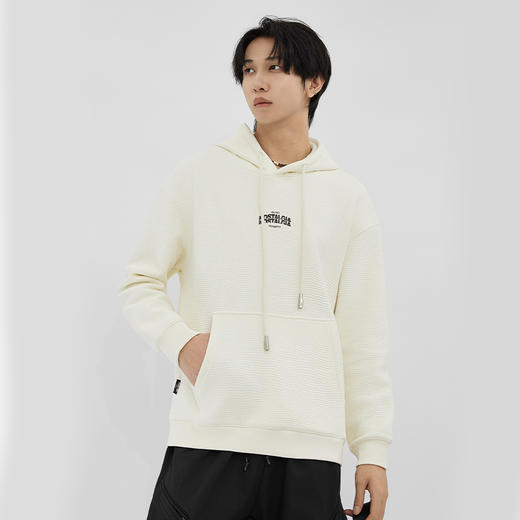 HX 冬季带帽加绒卫衣简约S106440176101/02 商品图1