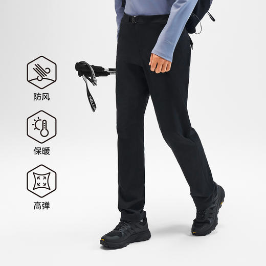【风盾MAX】伯希和户外软壳裤男款CORDURA耐磨高弹登山裤防风长裤 商品图2