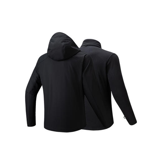 安踏国家地理三合一两件套男2025冬新款防泼水运动外套152546601R 商品图1