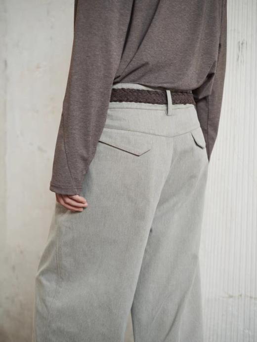 共和GongheRepub/GH24047/「白胡椒」单褶直筒裤 商品图3