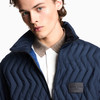 EMPORIO ARMANI 阿玛尼 男士徽标贴片人字形绗缝防撕裂尼龙全拉链羽绒服 深蓝色 EM003415 AF18231 UB118 商品缩略图3
