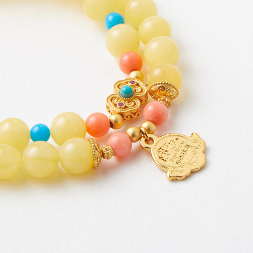 蜜蜡双圈手串 商品图3