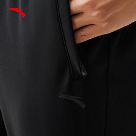 安踏针织运动裤男士冬季新款休闲直筒裤挺阔通勤长裤子152531335N