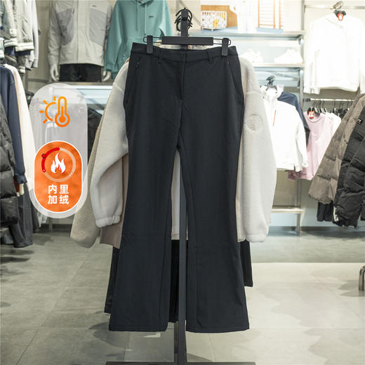 安踏运动长裤女2025冬季新款修身运动裤瑜伽裤训练长裤162545302 商品图0