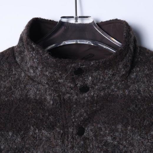 55142SDSA秋冬新款痞帅男装复古撞色条纹立领羽绒服下摆松紧设计百搭 商品图2