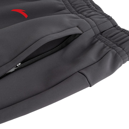 安踏梭织运动长裤男冬季新款磨毛保暖直筒裤跑步运动裤152547501N 商品图3