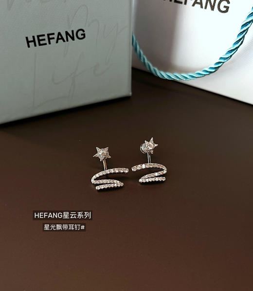 原单HEFANG气泡星云项链+耳钉饰品112401 商品图1