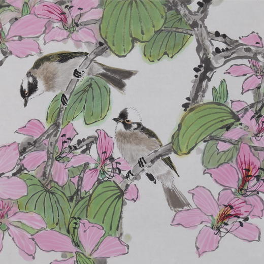 卓愿《最是春好处》34.5x69CM 手绘纸本宣纸国画作品 商品图5