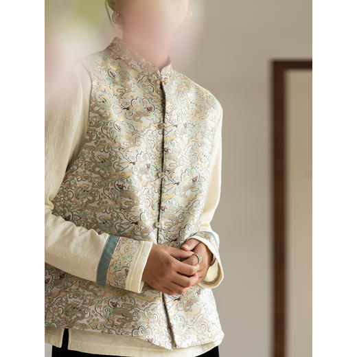 牧衣游 简约文艺复古百搭S925银东陵玉戒指 妍希【不支持会员折】 商品图2