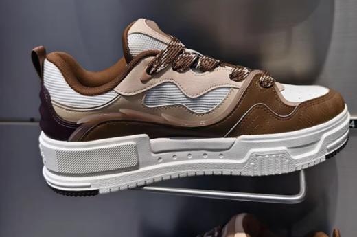 【专享福利】安踏凹凸男子板鞋2025新品时尚舒适休闲鞋运动鞋112538078 商品图1