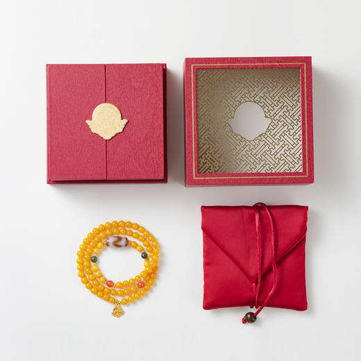 蜜蜡老色多圈手串 商品图5