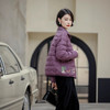 2025新款冬中国风刺绣羽绒服白鸭绒减龄女小个子宽松轻薄印花外套 商品缩略图2