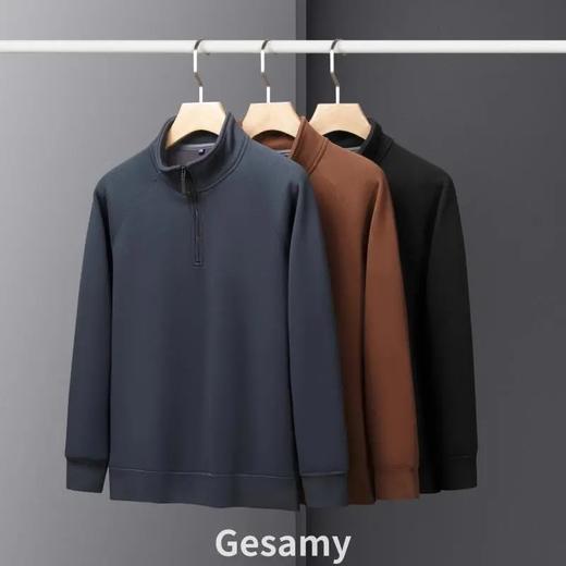 仅69元抢❗Gesamy格桑米男士抗寒羊毛加绒半拉链卫衣‎✨裤子配套的衣服终于来了，有型！一套买起来！ 商品图7