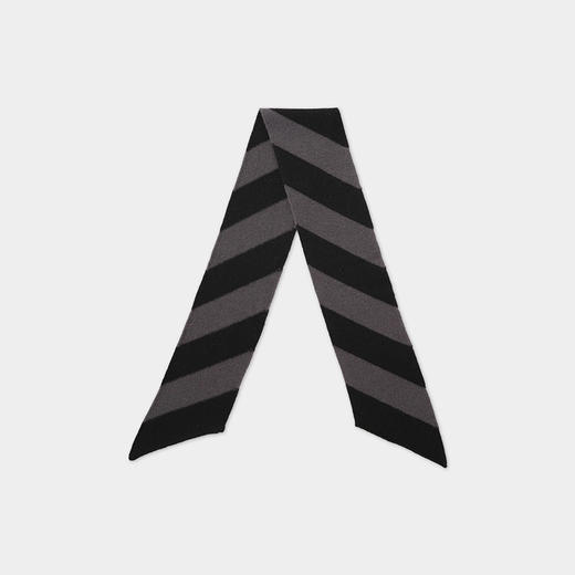 JO GORDON Small Diagonal Stripe Scarf 羊羔毛对角线条纹围巾 商品图3