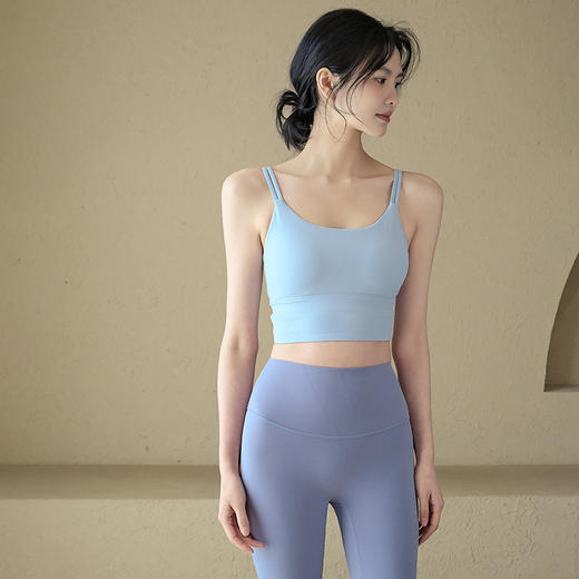跃牌【倚窗听雨】Athena lulu瑜伽文胸女NlLlT带胸垫速干芯吸跑步健身运动内衣WX144 商品图0