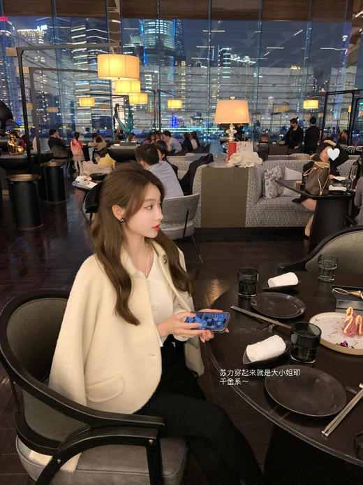 金蘑菇菇 节日苏力系列 /  秘鲁皮草级大衣 62-76高比例苏力 商品图0