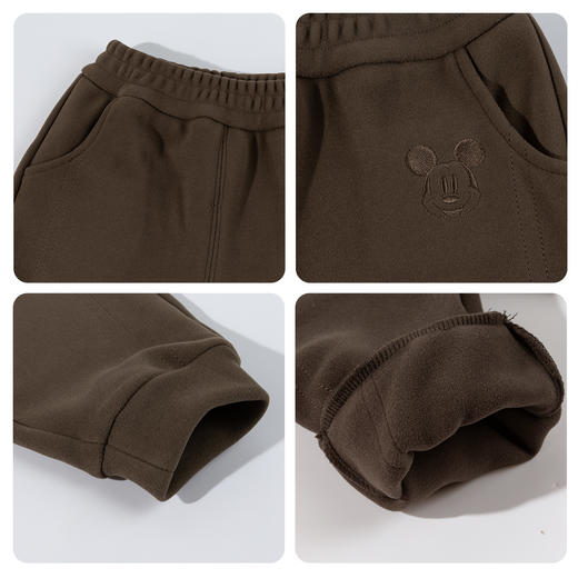 迪士尼冬季男童针织长裤加绒长裤XD4DK039 商品图5