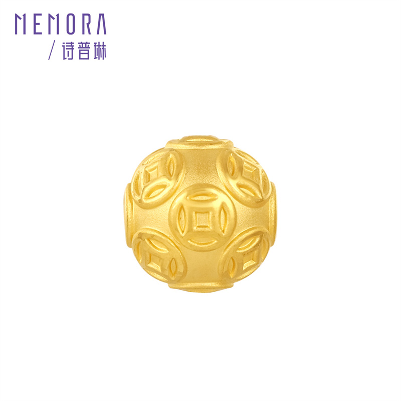 黄金小金珠 足金小珠子配珠转运珠MEMORA诗普琳HP259204（线上专供）