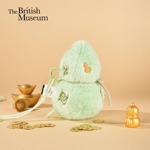 大英博物馆 东方梦境系列 毛绒葫芦口袋收纳刺绣挂件 商品图0