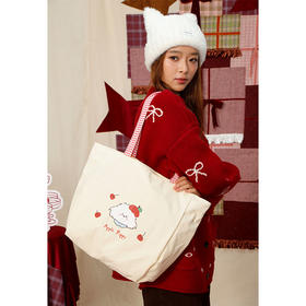 外出通勤可用大容量卷毛小狗苹果单肩包-纪念日百货门店同款167493281