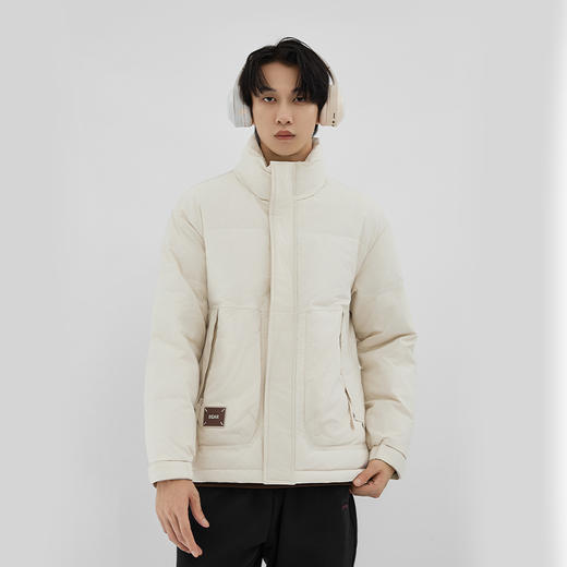 【新品上新】HX 冬季短款立领羽绒服轻便舒适90白鸭绒S100444099101/02 商品图0