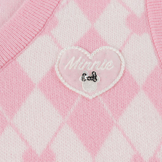 迪士尼女童秋季针织背心套装毛衣套装XD3DT002 商品图8