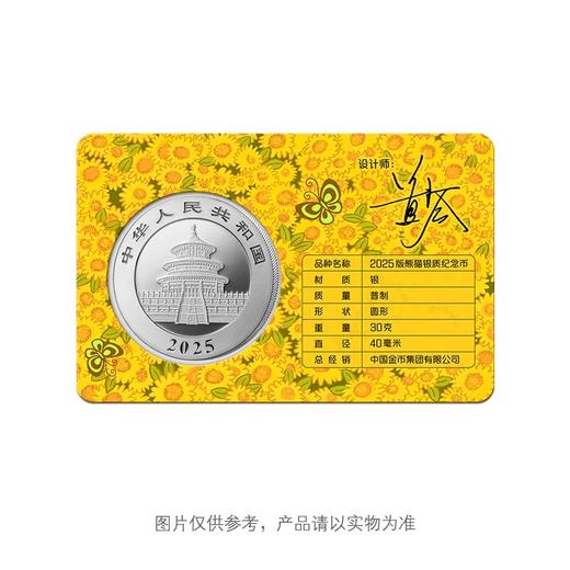 【熊猫币】2025版熊猫30克银质纪念币 商品图1
