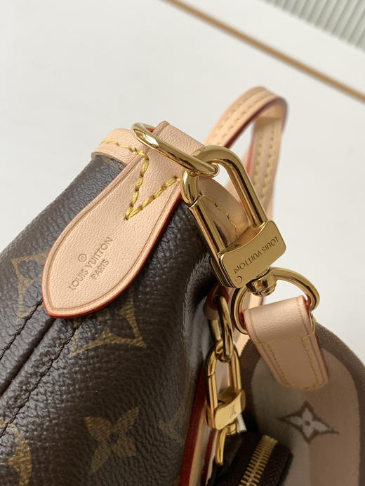 秋冬特惠💰1250 渠道级LV【全钢五金 MB163c01变码芯片】te级LV 全套包装 M46705老花 女士包包 商品图5