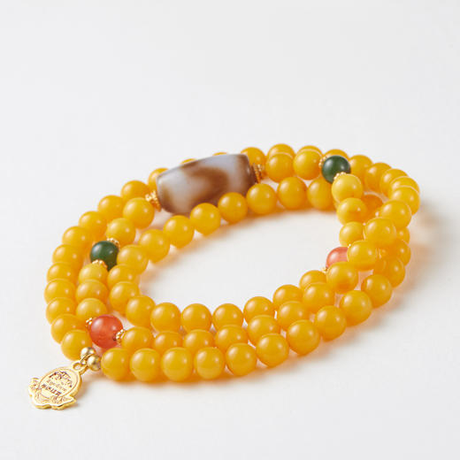 蜜蜡老色多圈手串 商品图4