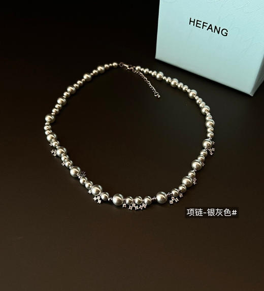 原单HEFANG气泡星云项链+耳钉饰品112401 商品图3