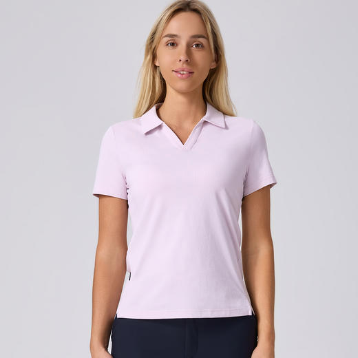 IYOGA职场通勤｜商务男女 Polo 简约大气 情侣同事可搭T075 商品图2