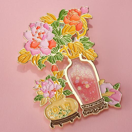 故宫系列流沙冰箱贴 山水清音 金玉满堂 岁朝佳兆 商品图2