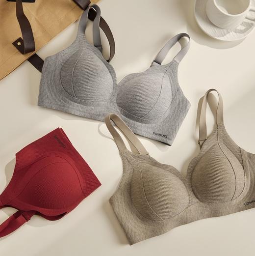 【买一送一】提拉+聚拢+裸感bra 新款无痕软支撑 提拉磨毛轻暖女士内衣一体式固定杯无痕聚拢无钢圈防下垂文胸罩女 商品图6