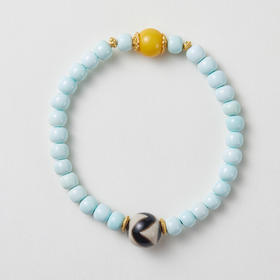 松石天珠单圈手串