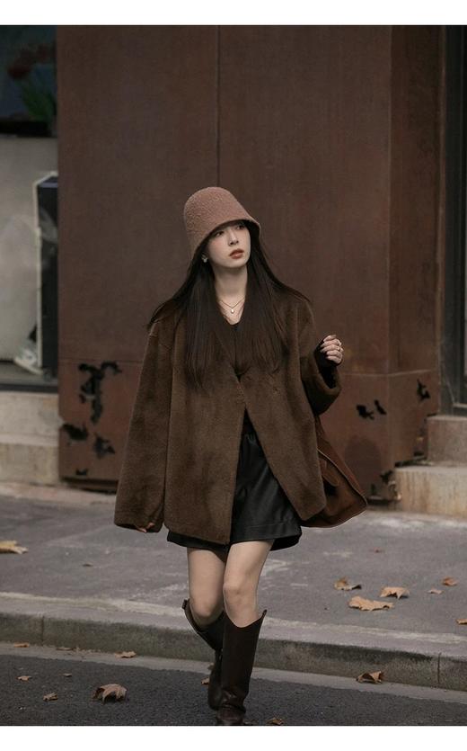 （预售七天发）【高品质私服】【在逃千金欧貂绒外套】丰盈饱满的欧貂绒面料，毛感蓬松~很有分量感，十分保暖蓄温【无标出货 介意慎拍】WD 商品图8