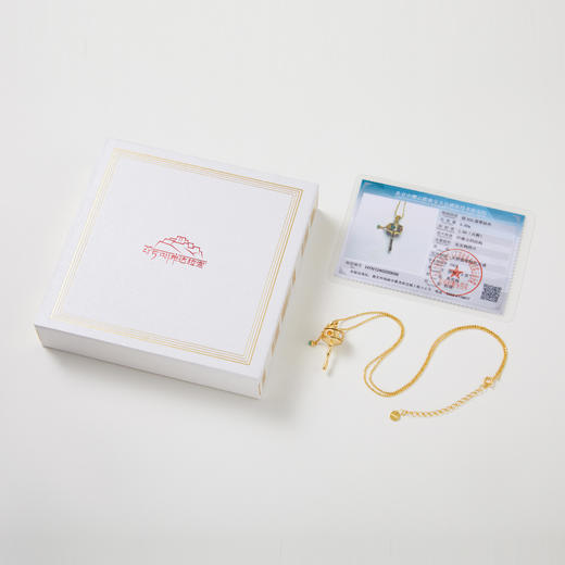 转经筒翡翠项链 商品图4