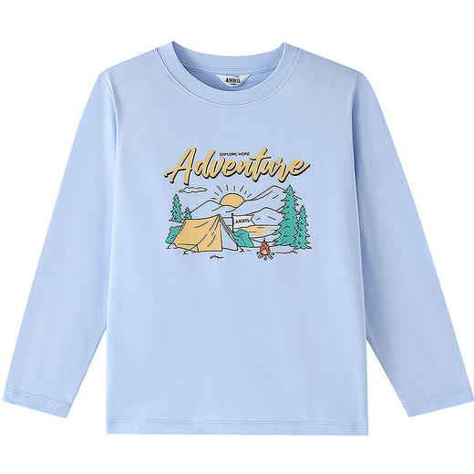 男童圆领长袖针织衫春季新款安奈儿童装EB611560 商品图5