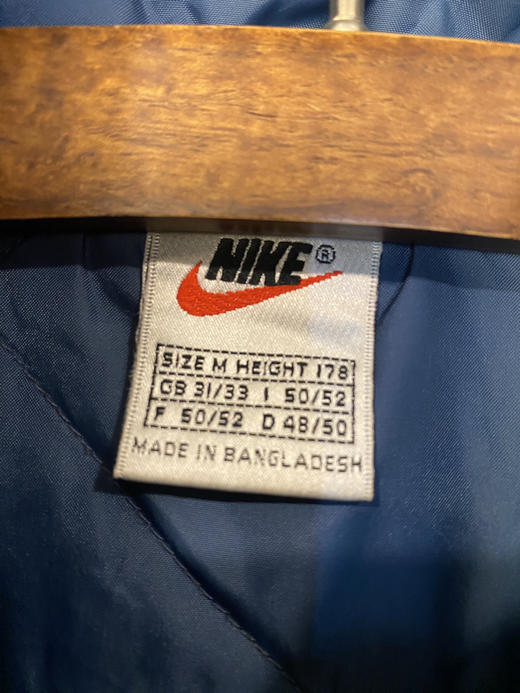 90年代 Vintage NIKE 耐克 棉服 夹棉外套_CTJK(M-L) 商品图2