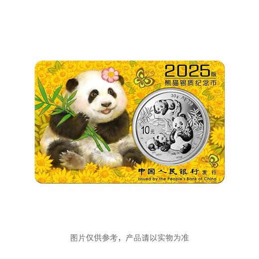 【熊猫币】2025版熊猫30克银质纪念币 商品图0