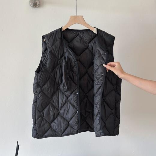 U家新款90白鸭绒轻薄羽绒马甲 288款 商品图4