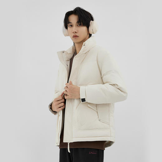 【新品上新】HX 冬季短款立领羽绒服轻便舒适90白鸭绒S100444099101/02 商品图1