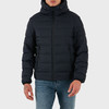 EMPORIO ARMANI 阿玛尼 男士字母徽标提花带帽绗缝尼龙羽绒服 深蓝色 EM003043 AF15384 UB118 商品缩略图0