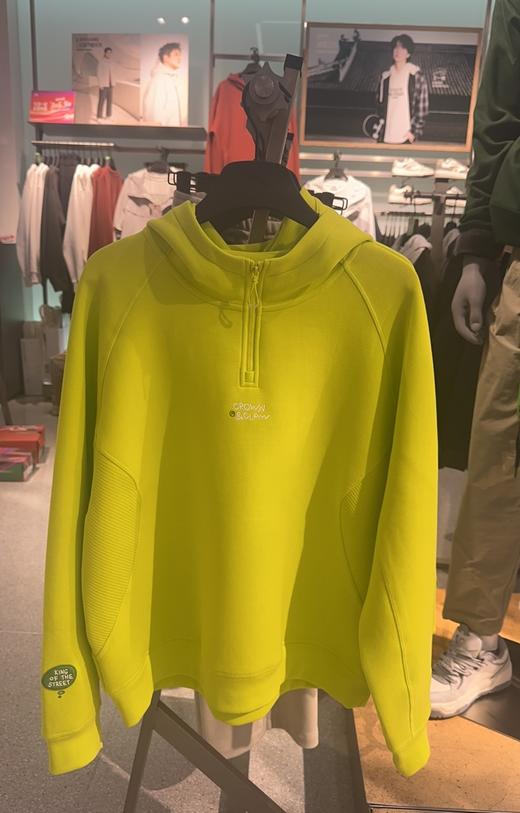 安踏易打理半拉链连帽卫衣女士休闲宽松长袖套头衫162548720 商品图2