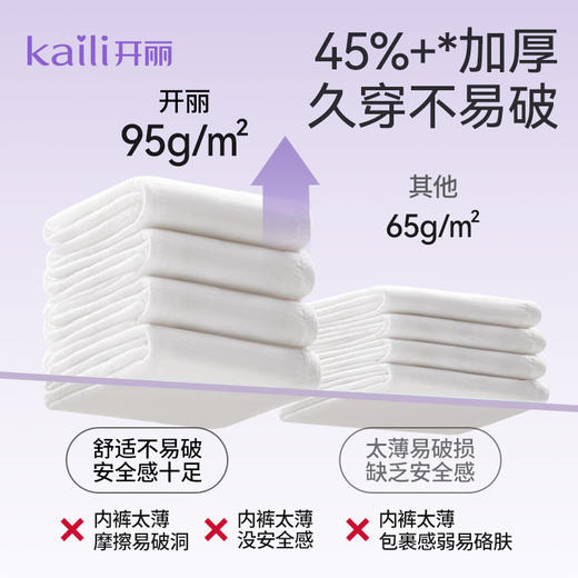 30条|开丽一次性纯棉内裤月享装 商品图5