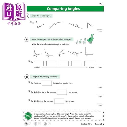 预售 【中商原版】英国原版CGP 小学四年级 数学目标学习书+问题书3册 KS2 Maths Targeted Study Book & Question Book Year 4 商品图1