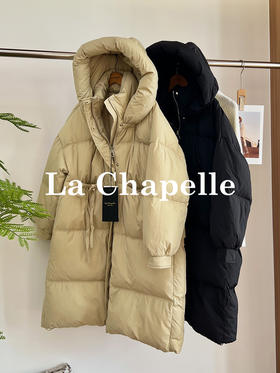 专柜实拍【15D高密！轻软蓬】拉夏贝尔/La Chapelle韩系甜美温柔风洋气减龄长款羽绒服显瘦连帽超好看