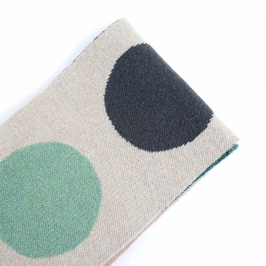 JO GORDON Small Multicolour Spot Scarf 羊羔毛彩色圆点围巾 商品图4