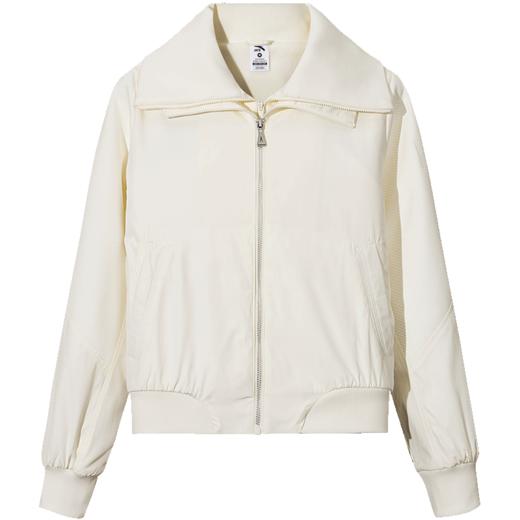 安踏易打理外套女士冬季新款休闲百搭通勤加厚运动上衣162548603 商品图3