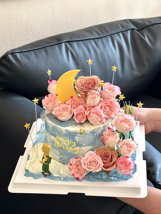 【周年庆精选】折射玫瑰卡布奇诺小王子蛋糕 商品图0