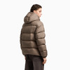 EMPORIO ARMANI 阿玛尼 男士徽标贴片防水绗缝防撕裂尼龙连帽羽绒服 淡褐色 EM003050 AF18231 U6189 商品缩略图2